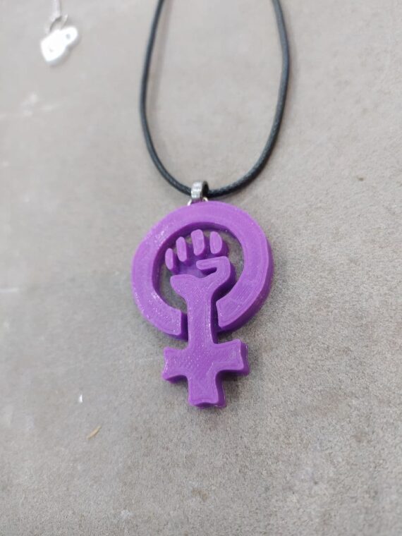 Colar Woman Power BACK