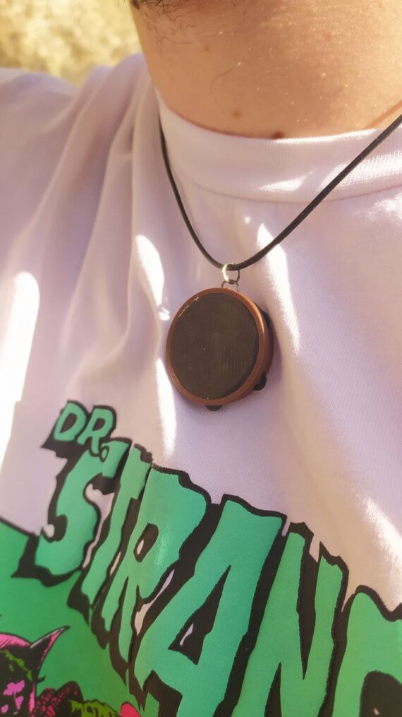 Colgante Pandeireta BLACK FRONT MODELO III