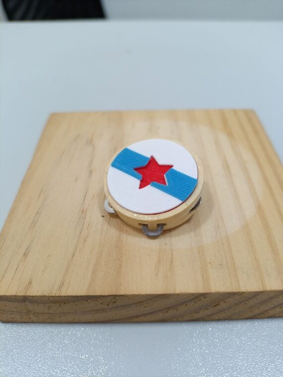 Broche Pandeireta Patria II