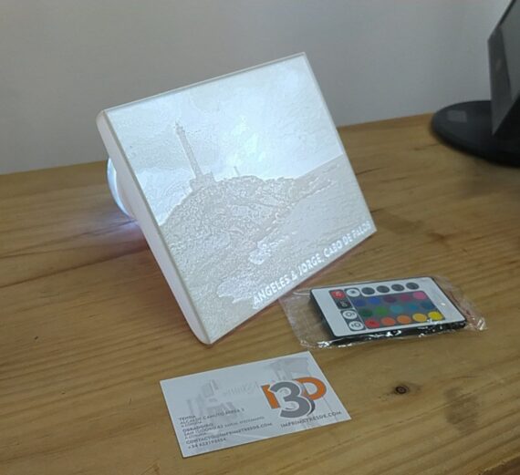 Lámpada Ángeles & Jorge, Cabo de Palos BACK