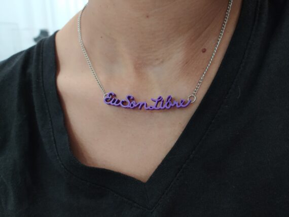 Colar Eu son libre BACK