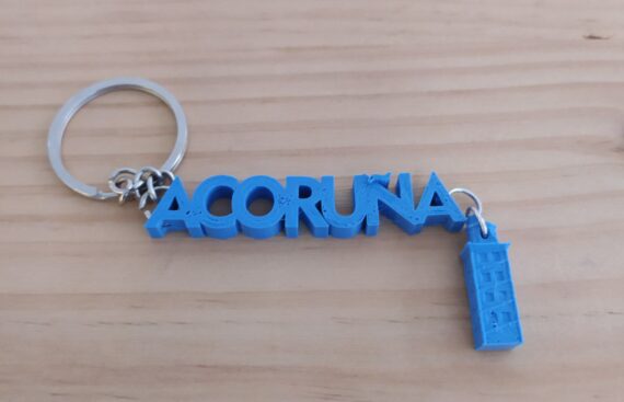 Chaveiro A Coruña con torreciña pendurando_opt