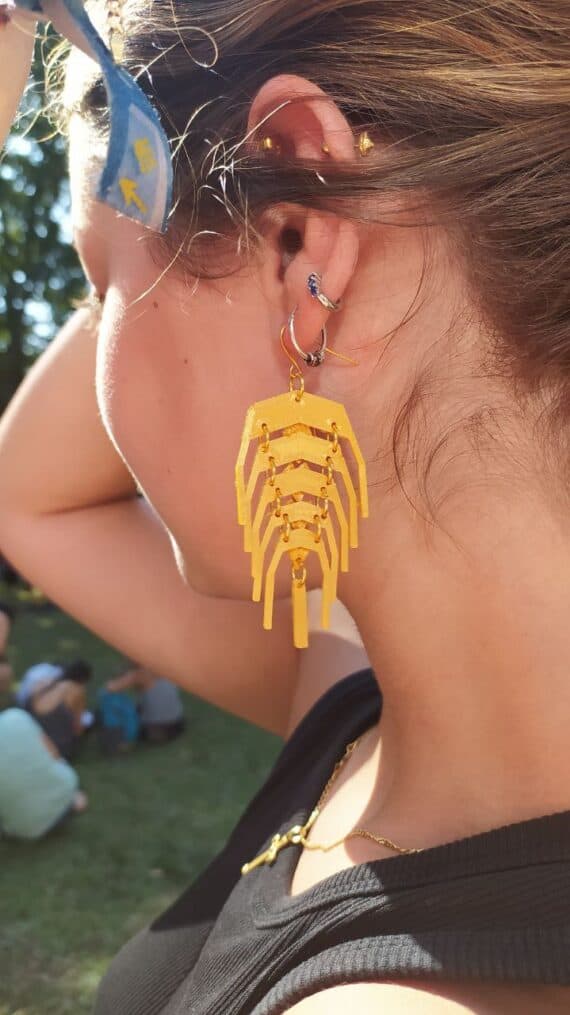 Brincos La Sorpresa del Trigo modelo BACK