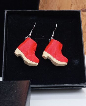 Pendientes Zocos Rojos I3D