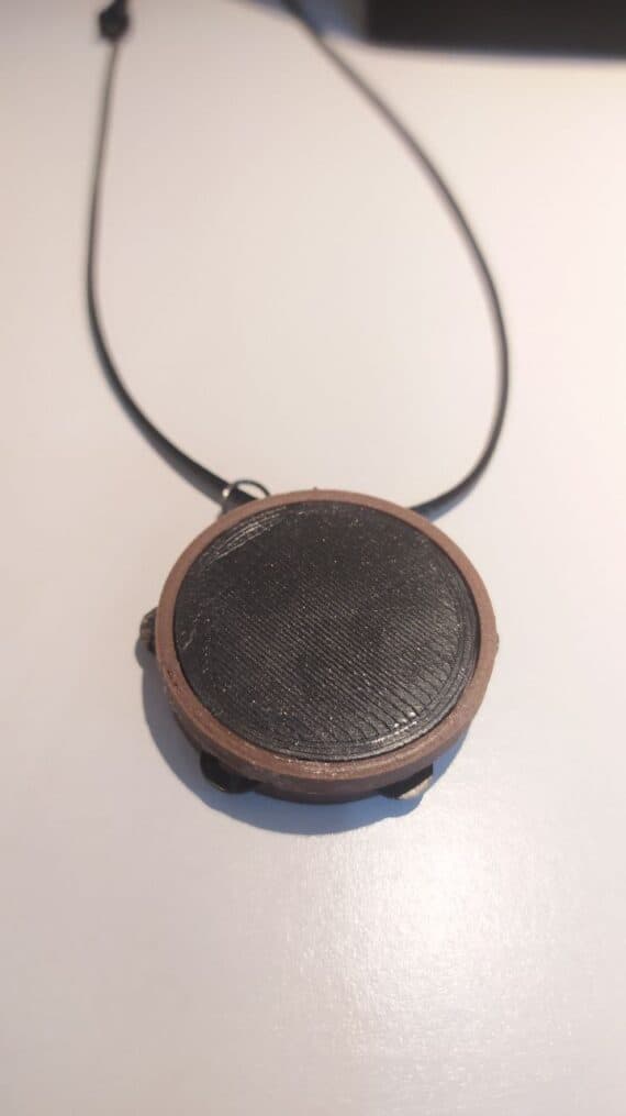 Colgante Pandeireta BLACK BACK