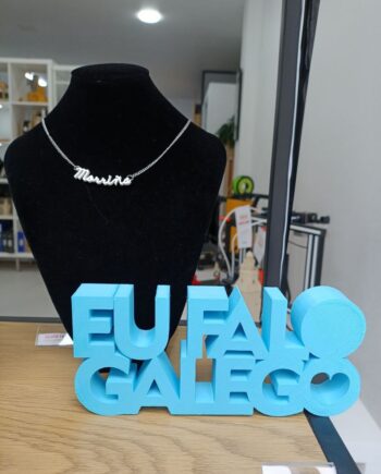 Texto decorativo Eu falo Galego I3D
