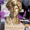 Escultura Rosalía de Castro con peana y fechas I3D