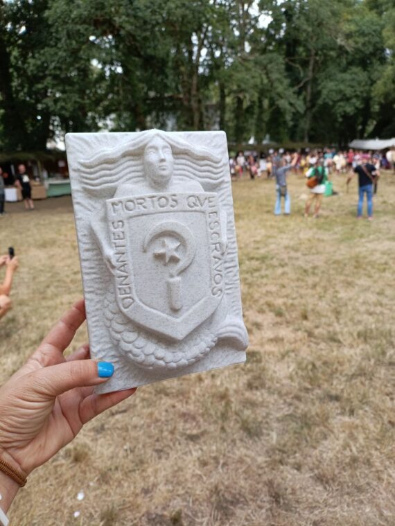 Bajorrelieve Serea de Castelao I3D FRONT